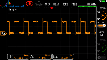 With diode, voltage swings are minimal