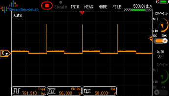 Without diode, large voltage spikes seen on transistor collector